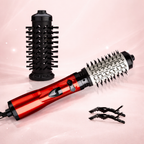 Brosse Soufflante Rotative 3-en-1 à Ions Négatifs – Lisse, Sèche & Boucle 360°