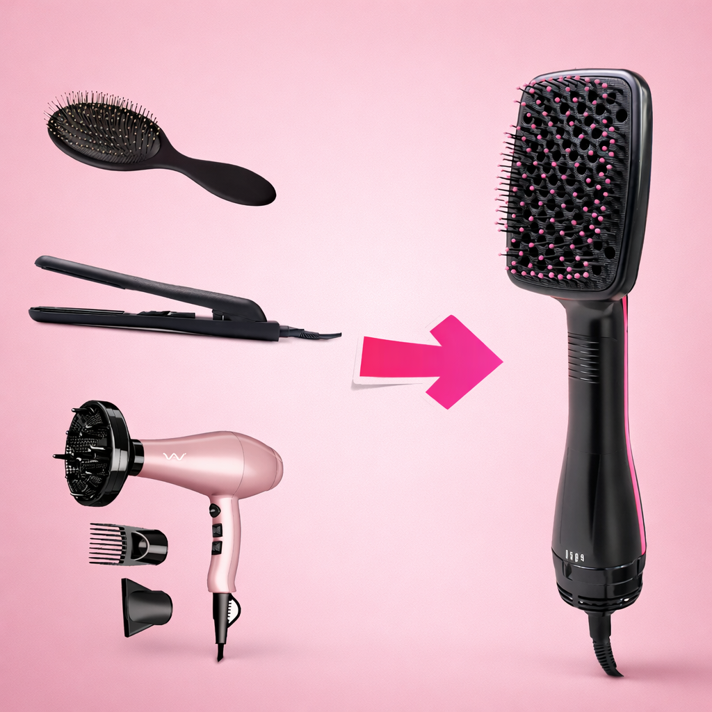 Brosse Séchante & Lissante 3-en-1