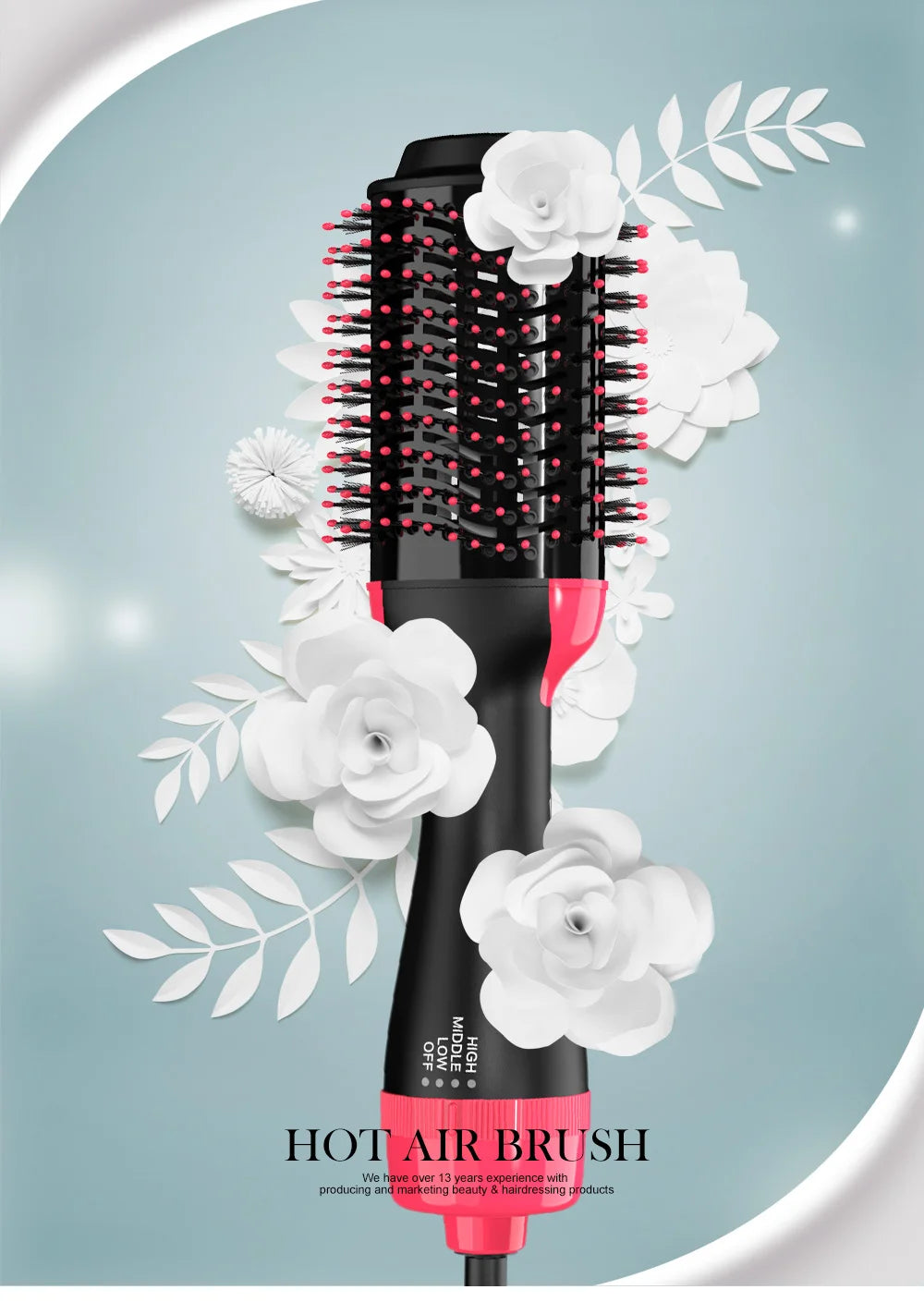 Brosse soufflante XL brushing 3 en 1