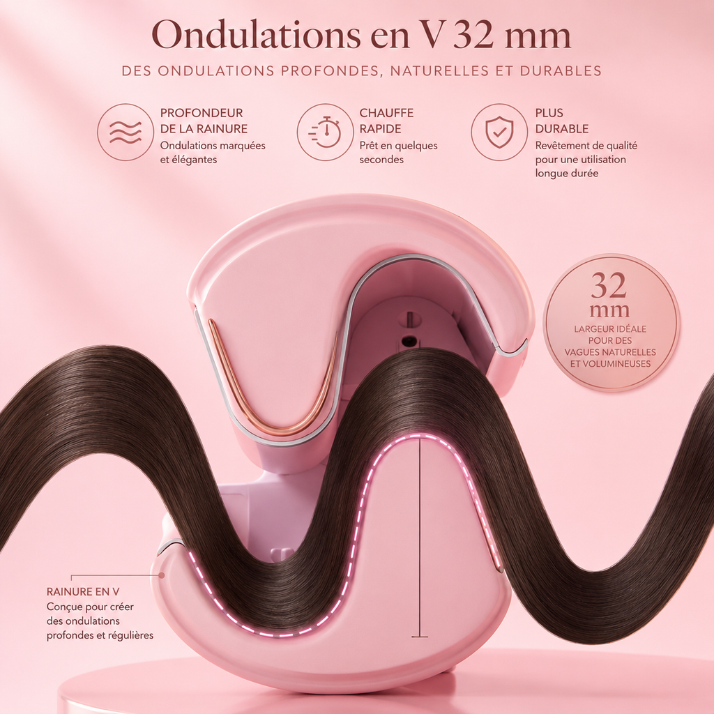 Fer à Boucles Ionique WavePro™