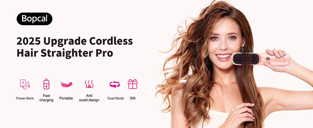 Selforia FreeStyle Pro™ – Brosse Lissante Sans Fil & Rechargeable