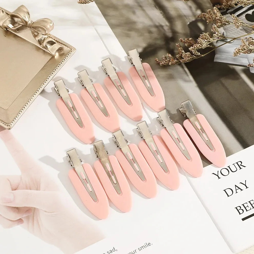 Beauty Clip – Lot de 10 Pinces Sans Marque pour Maquillage & Coiffure