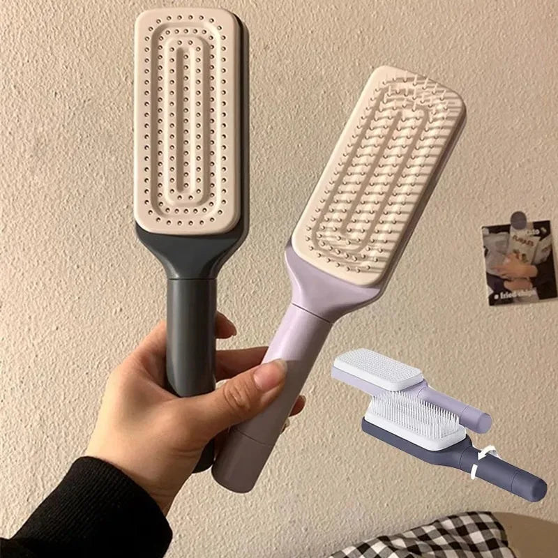 Brosse Démêlante Auto-Nettoyante