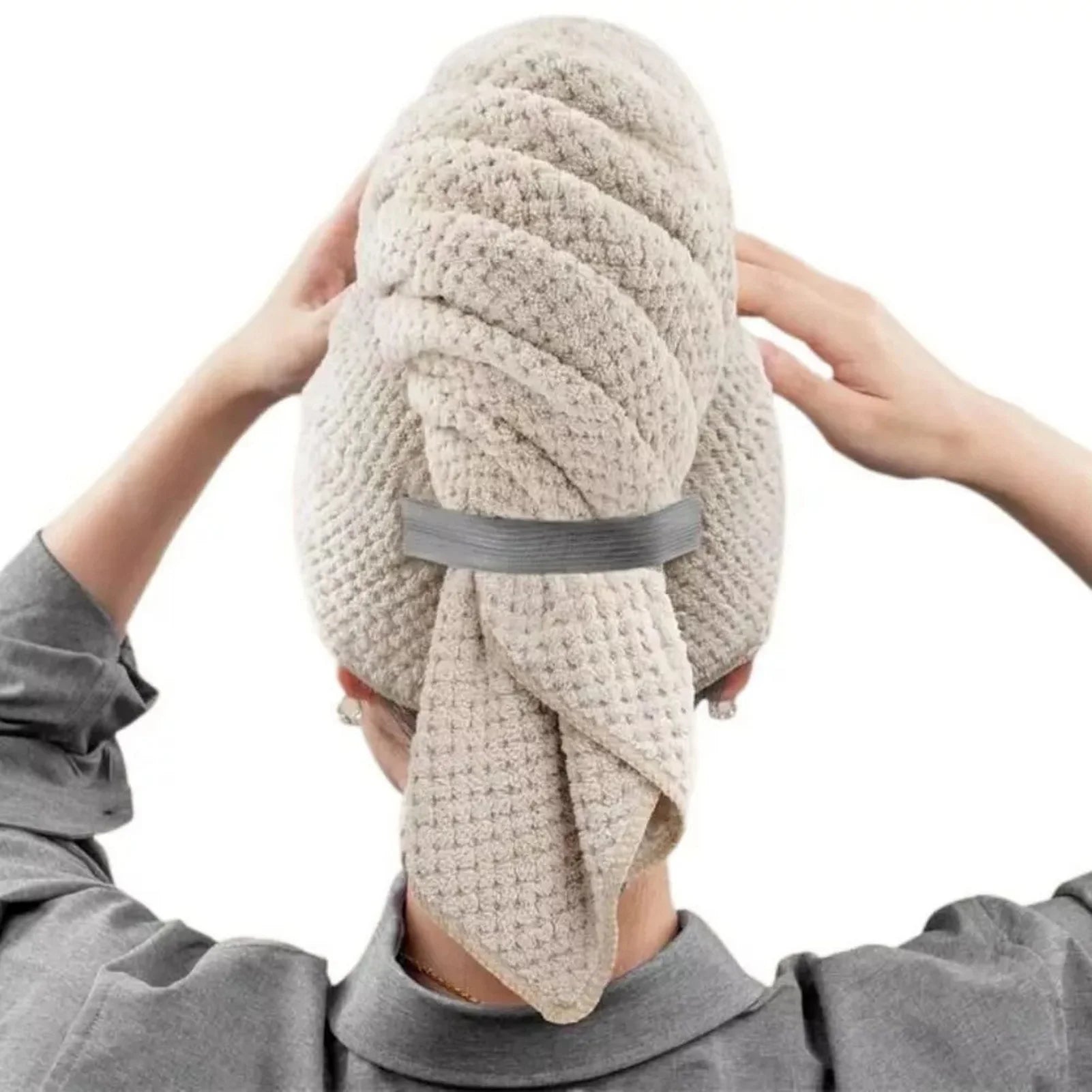 Serviette Protectrice Ultra-absorbante et Douce - Idéale pour Cheveux Bouclés