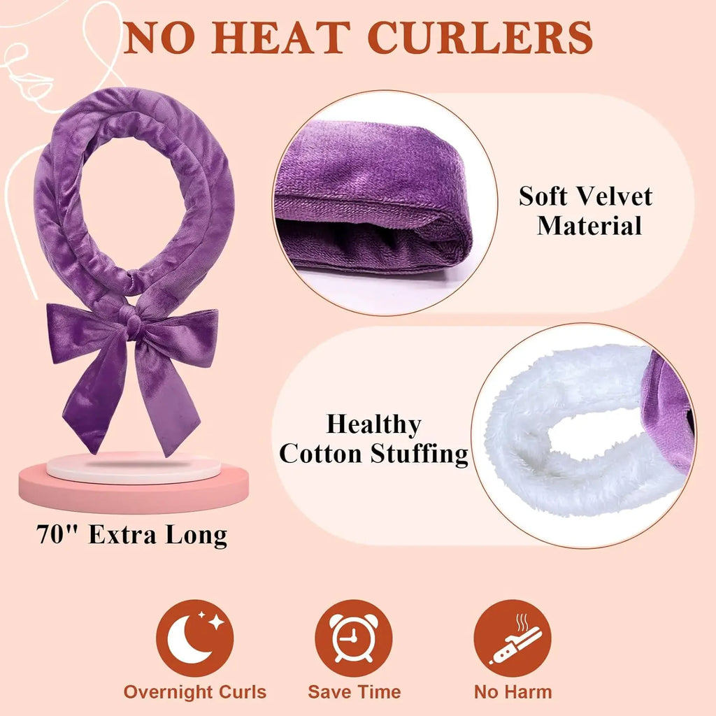 Bandeau Boucles Sans Chaleur – Kit 9 Pièces pour Boucles Douces et Naturelles