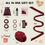 Bandeau Boucleur Sans Chaleur – Kit 9 Pièces pour Boucles Douces et Naturelles