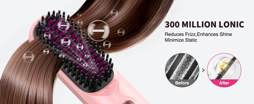 Selforia FreeStyle Pro™ – Brosse Lissante Sans Fil & Rechargeable