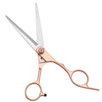 Duo de Ciseaux Coiffure Rose Gold – Coupe Précise & Démêlage Fin, Acier Japonais Premium