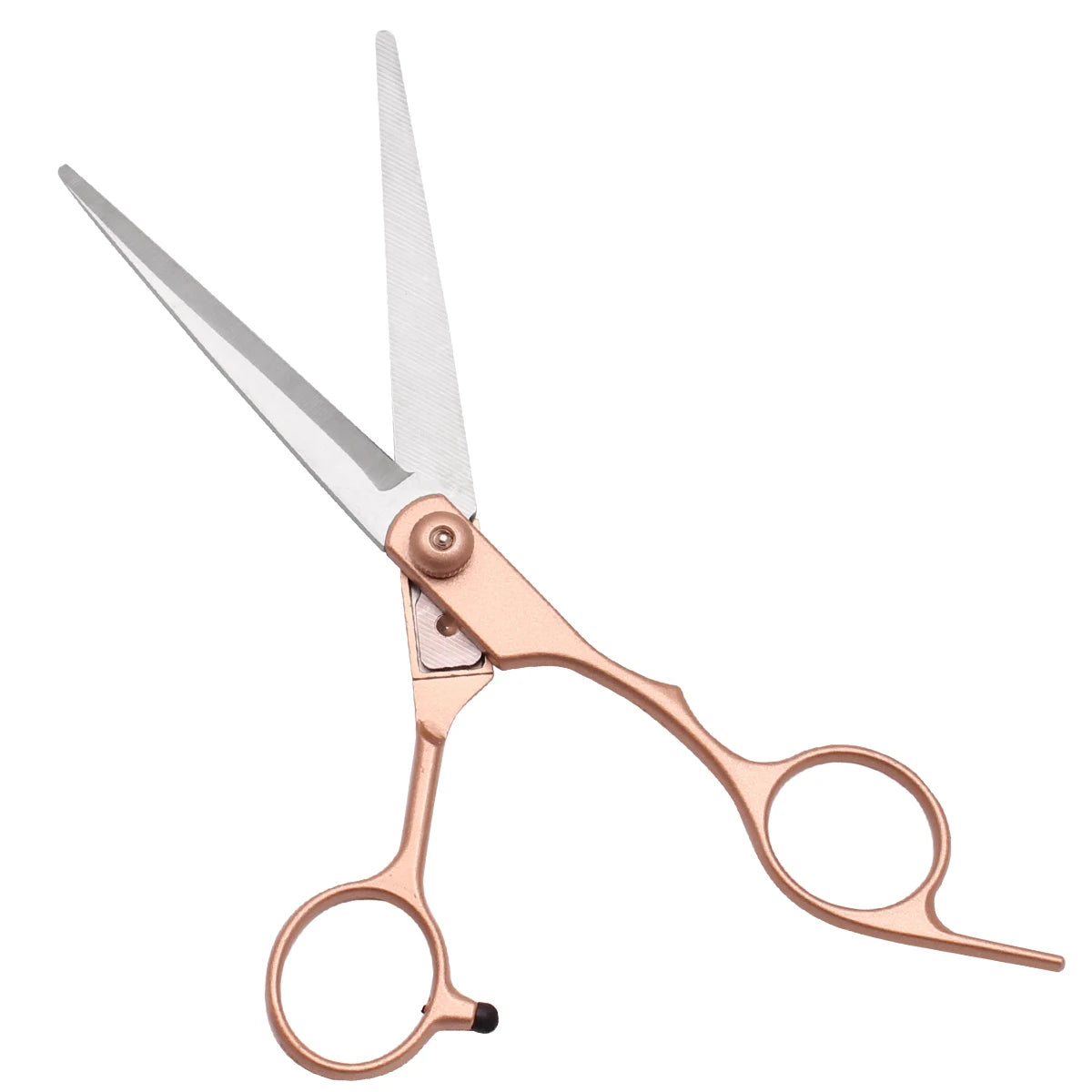 Duo de Ciseaux Coiffure Rose Gold – Coupe Précise & Démêlage Fin, Acier Japonais Premium