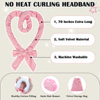 Bandeau Boucleur Sans Chaleur – Kit 9 Pièces pour Boucles Douces et Naturelles