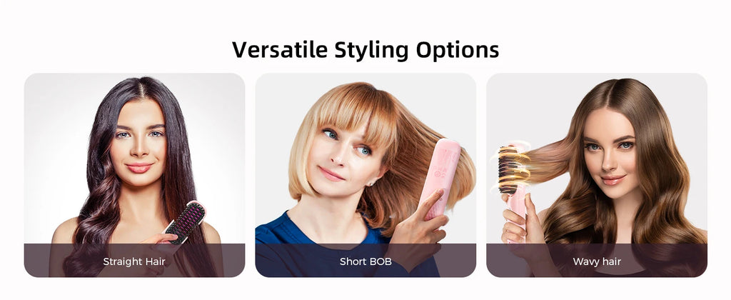 Selforia FreeStyle Pro™ – Brosse Lissante Sans Fil & Rechargeable