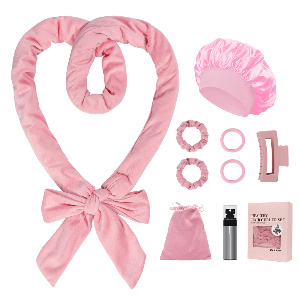 Bandeau Boucleur Sans Chaleur – Kit 9 Pièces pour Boucles Douces et Naturelles