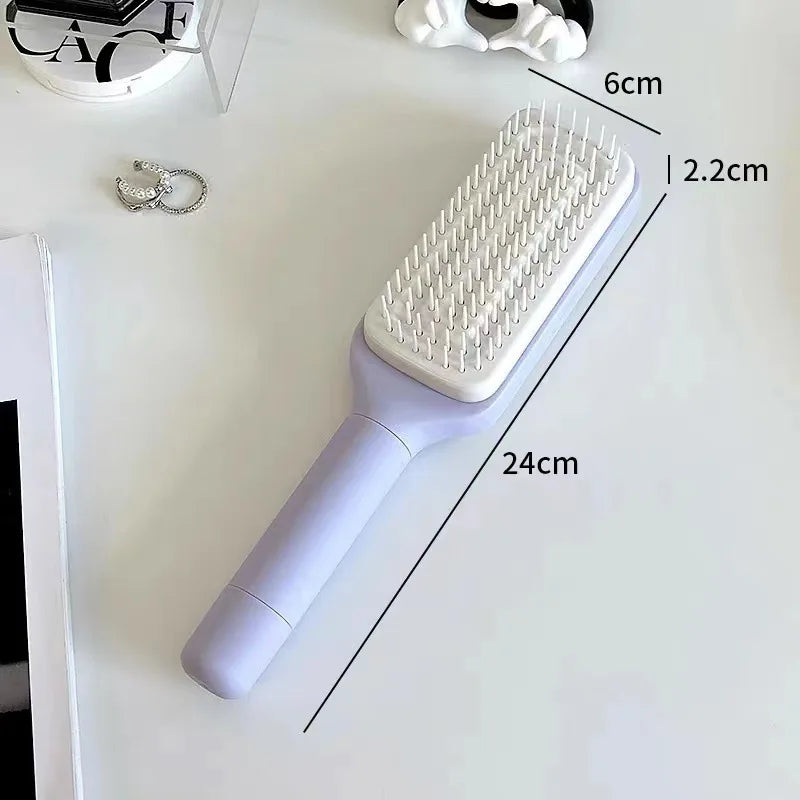 Brosse Démêlante Auto-Nettoyante