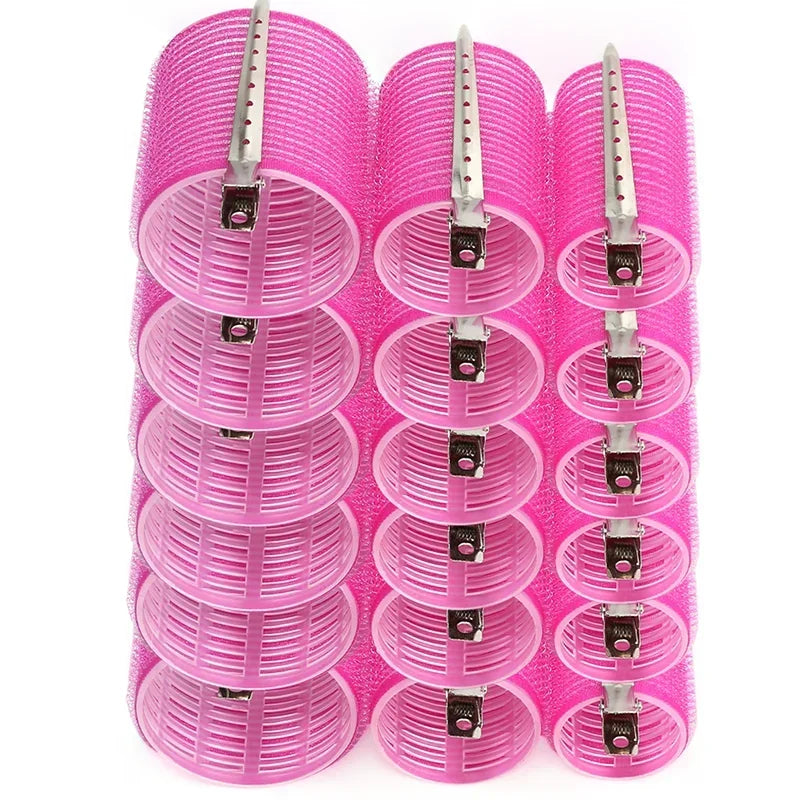 Kit 28 Bigoudis Auto-Fixants + Pinces