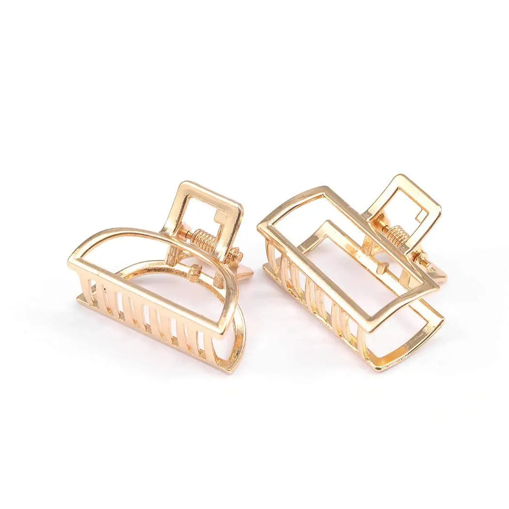Golden Clip - Duo de Mini Pinces Dorées