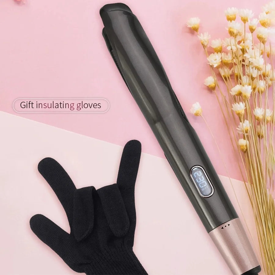 Lisseur-Boucleur Professionnel 2-en-1 à Plaques Torsadées – Chauffe Rapide & Résultat Brillant