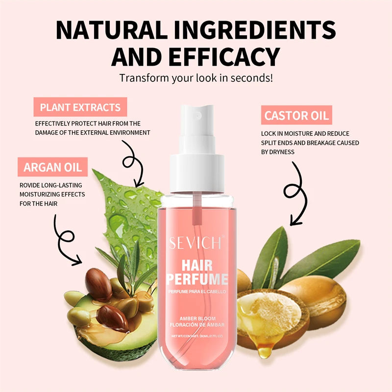 Brume Parfumée Capillaire 80ml – Parfum longue tenue & soin hydratant aux extraits naturels