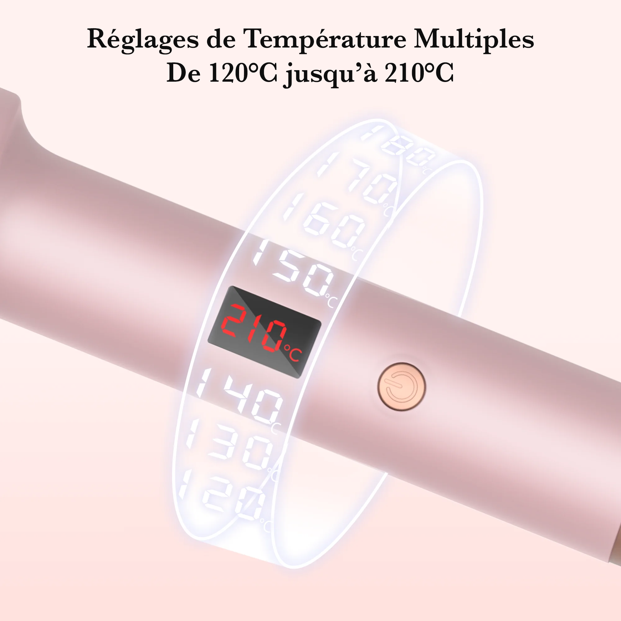 HeatWave – Brosse Chauffante & Boucleur Céramique Professionnel