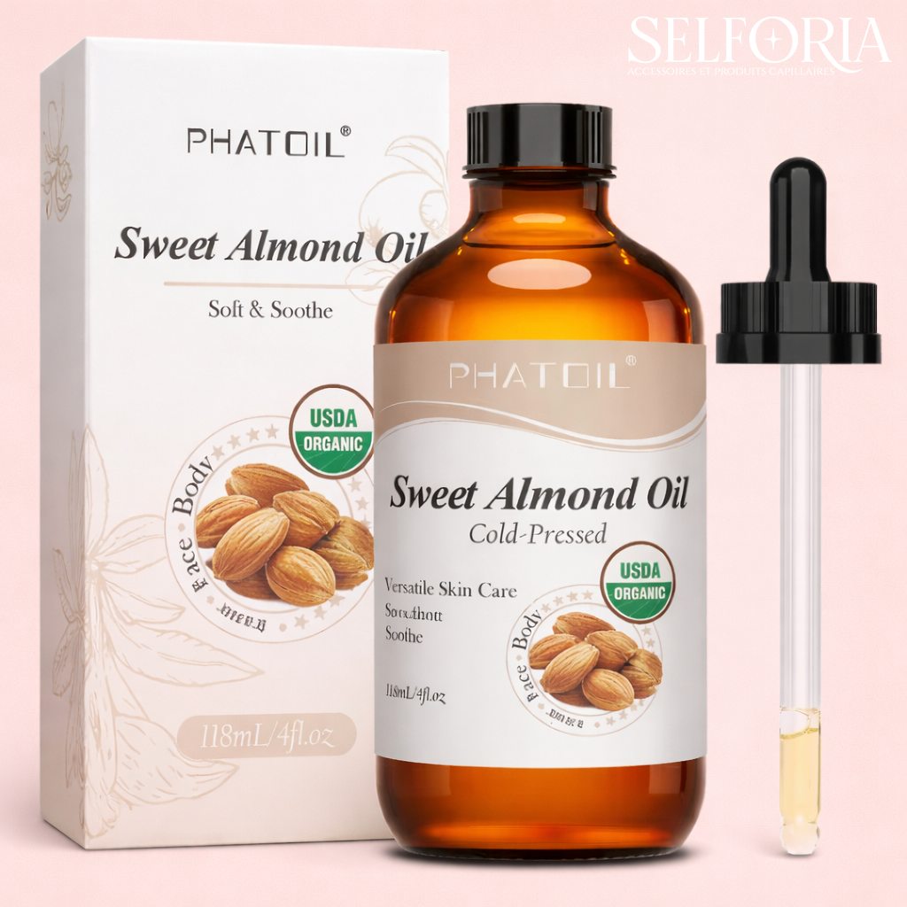 Huile d’Amande Douce Bio – Soin Nourrissant & Apaisant