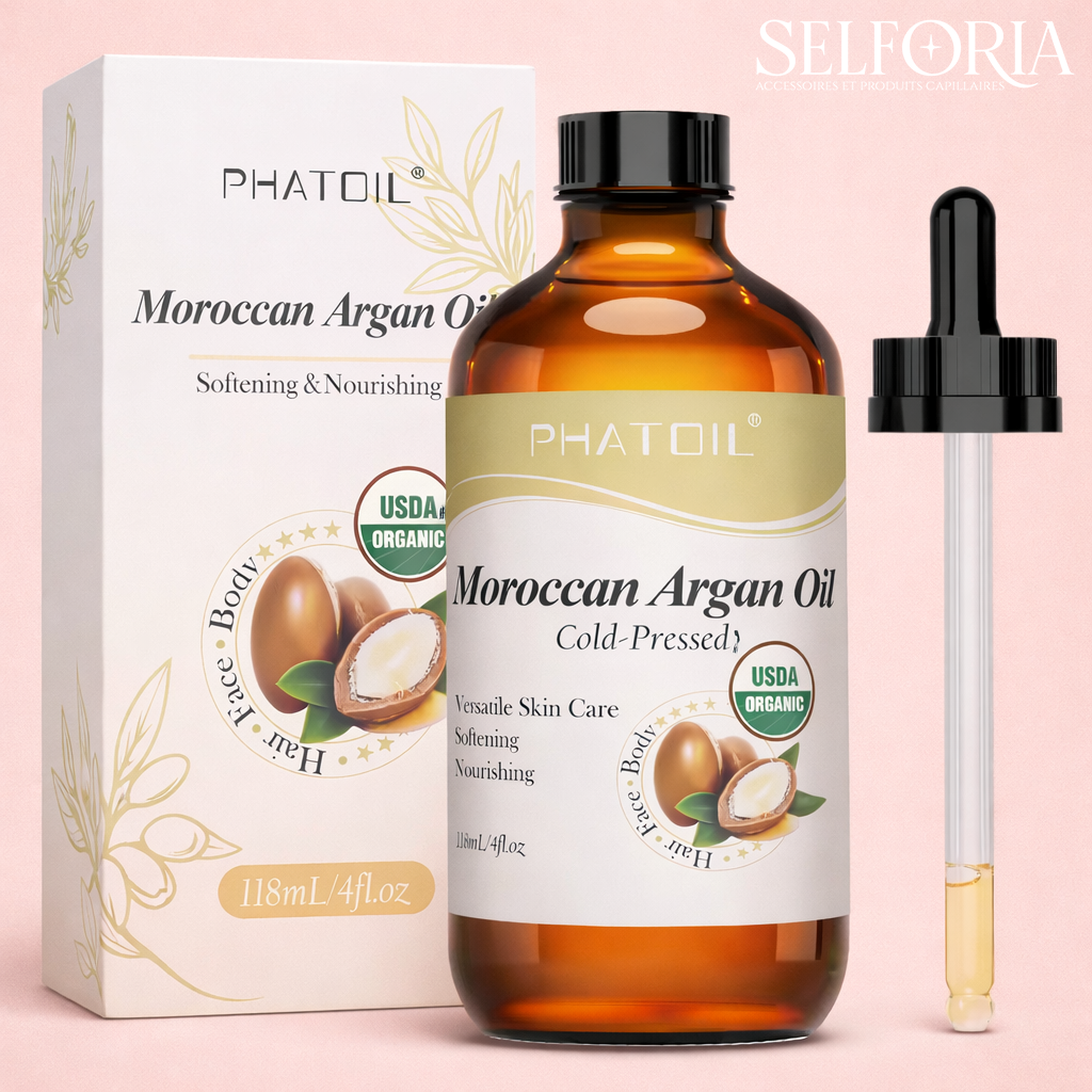 Huile d’Argan Bio du Maroc – Nutrition, Brillance & Souplesse