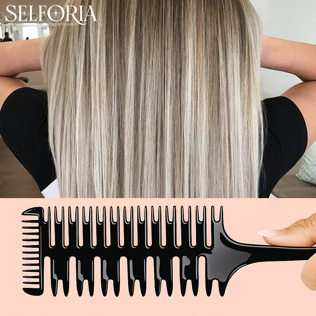 Peigne de Décoloration Professionnel – Séparation et Précision des Mèches