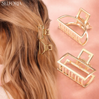 Golden Clip - Duo de Mini Pinces Dorées