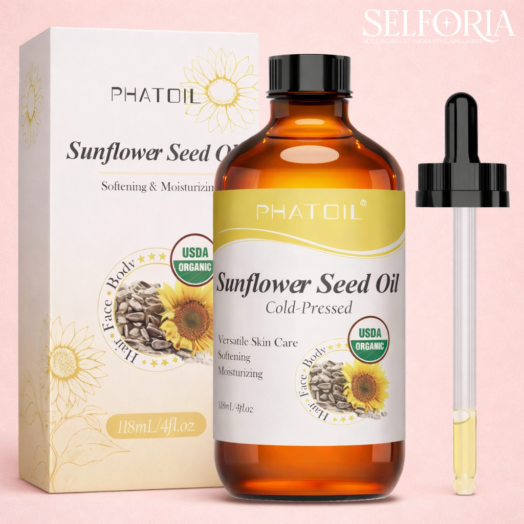 Huile de Tournesol Bio Pressée à Froid – Soin Nourrissant & Protecteur